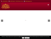 Tablet Screenshot of hotelgenesio.it